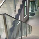 愛邦辦公室不銹鋼扶手個性不銹鋼扶手透明玻璃